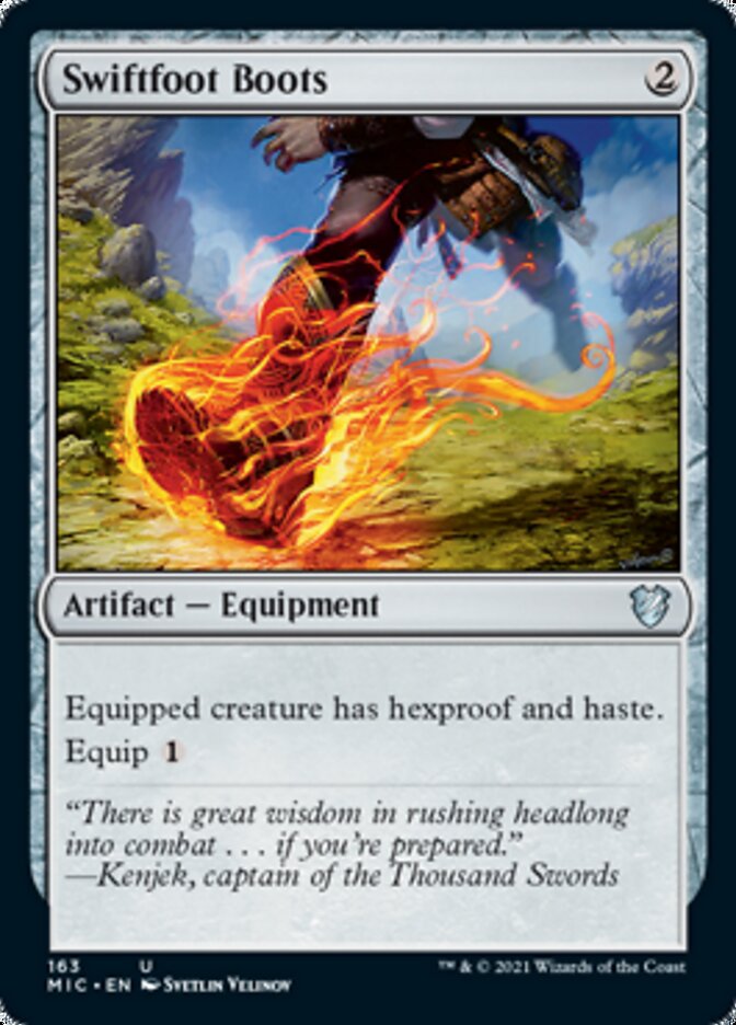 Swiftfoot Boots [Innistrad: Midnight Hunt Commander] | GnG Games