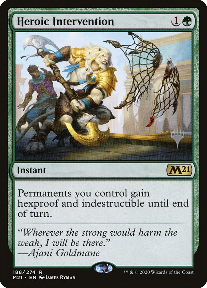 Heroic Intervention (Promo Pack) [Core Set 2021 Promos] | GnG Games
