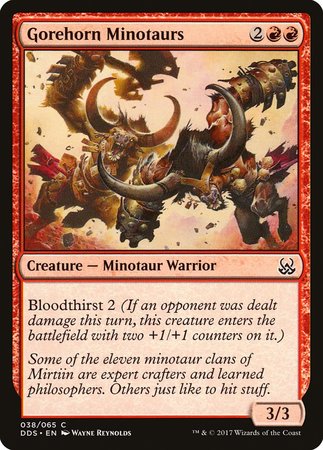 Gorehorn Minotaurs [Duel Decks: Mind vs. Might] | GnG Games