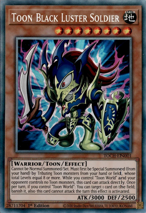 Toon Black Luster Soldier (CR) [TOCH-EN001] Collector's Rare | GnG Games