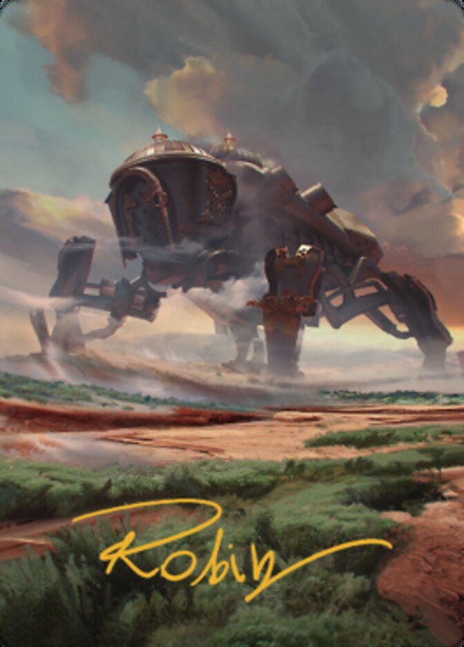 Plains (2) Art Card (Gold-Stamped Signature) [The Brothers' War Art Series] | GnG Games