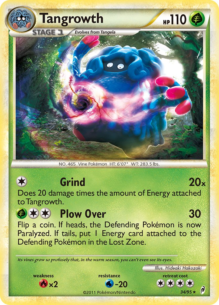 Tangrowth (34/95) (Theme Deck Exclusive) [HeartGold & SoulSilver: Call of Legends] | GnG Games