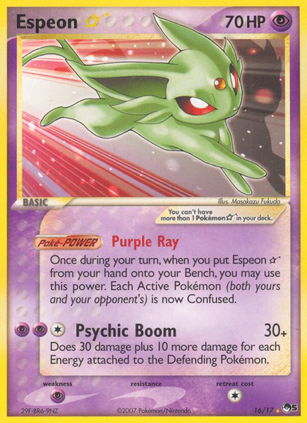 Espeon Star (16/17) [POP Series 5] | GnG Games