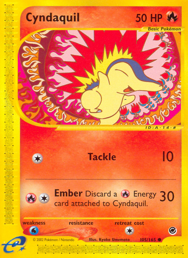 Cyndaquil (105/165) [Expedition: Base Set] | GnG Games