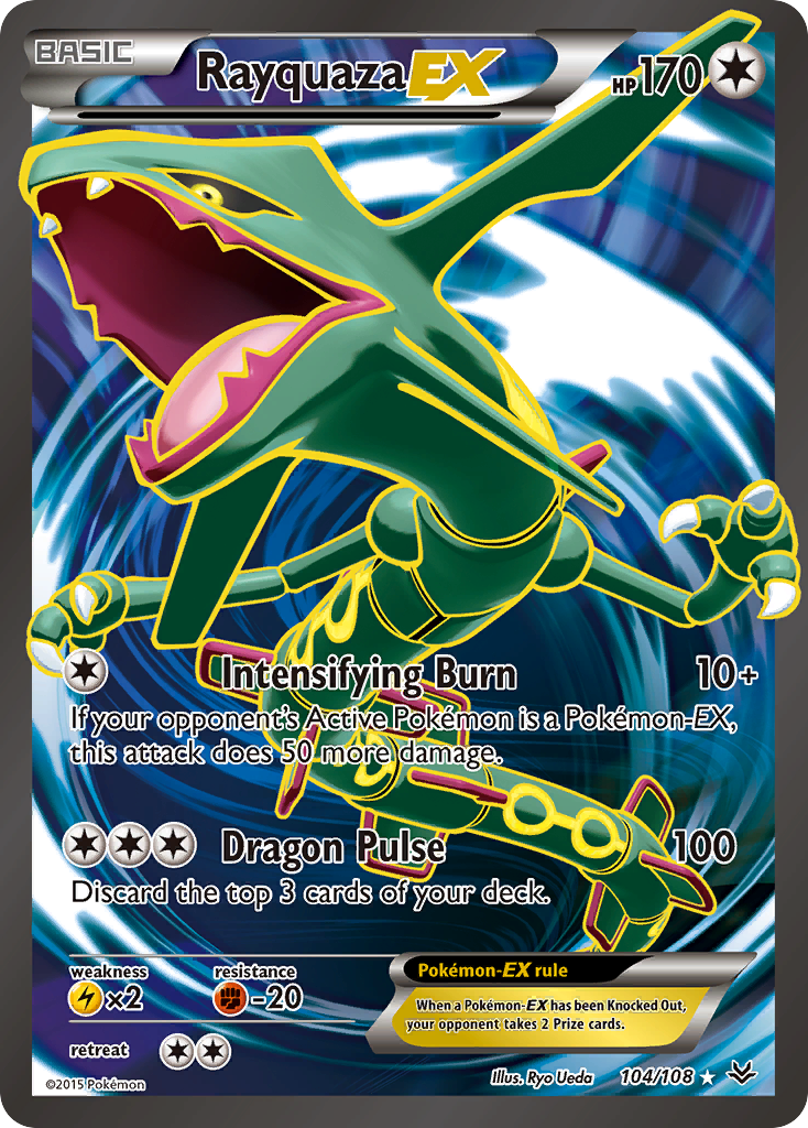 Rayquaza EX (104/108) [XY: Roaring Skies] | GnG Games