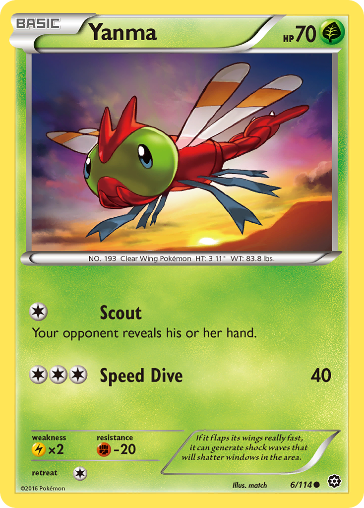 Yanma (6/114) [XY: Steam Siege] | GnG Games