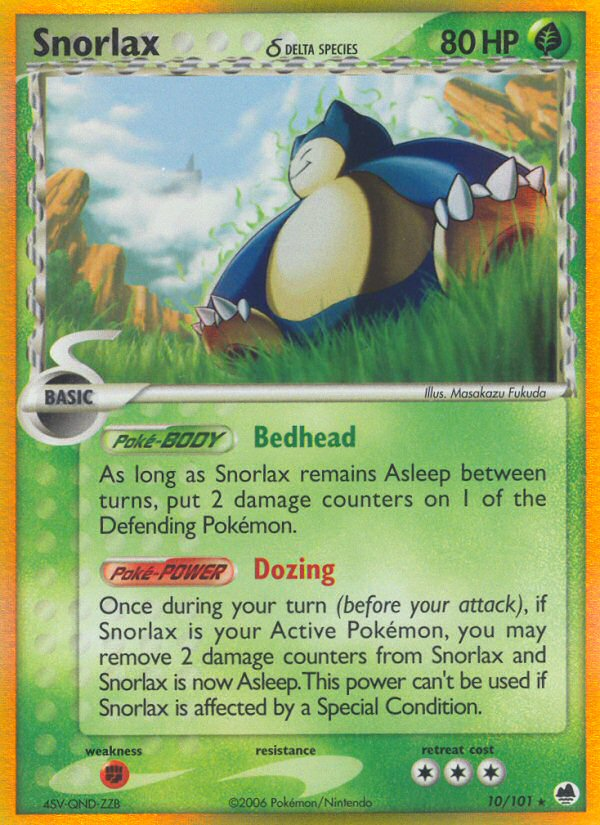 Snorlax (10/101) (Delta Species) [EX: Dragon Frontiers] | GnG Games