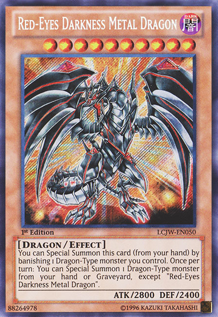 Red-Eyes Darkness Metal Dragon [LCJW-EN050] Secret Rare | GnG Games