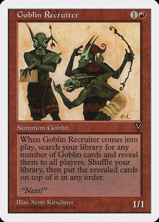 Goblin Recruiter [Anthologies] | GnG Games