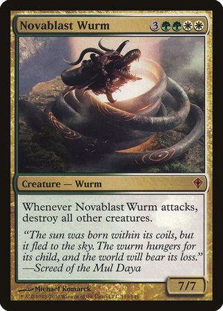 Novablast Wurm [Worldwake] | GnG Games