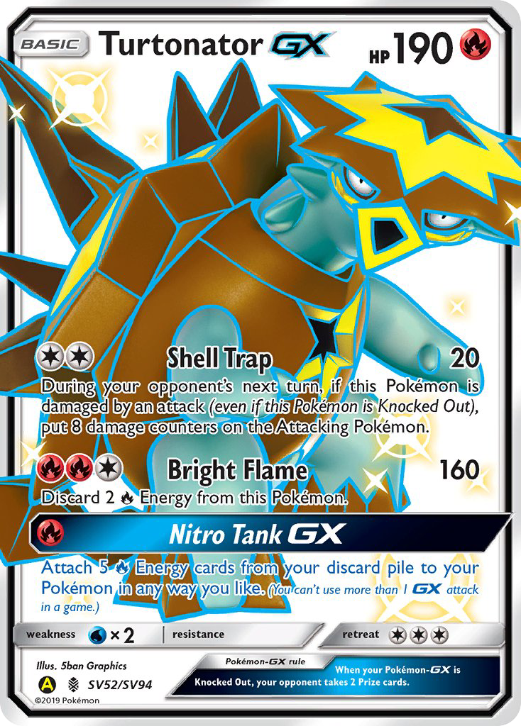 Turtonator GX (SV52/SV94) [Sun & Moon: Hidden Fates - Shiny Vault] | GnG Games