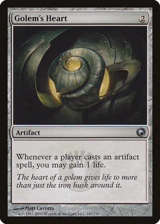 Golem's Heart [Scars of Mirrodin] | GnG Games