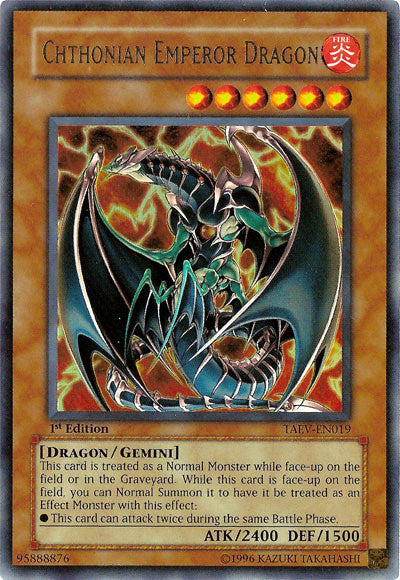 Chthonian Emperor Dragon [TAEV-EN019] Ultra Rare | GnG Games