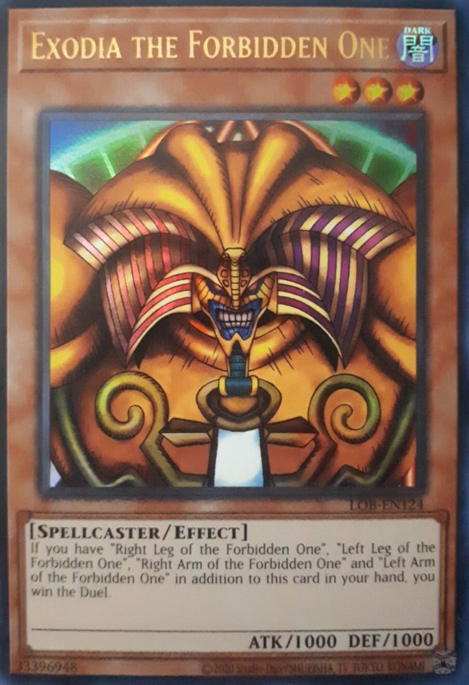 Exodia the Forbidden One (25th Anniversary) [LOB-EN124] Ultra Rare | GnG Games