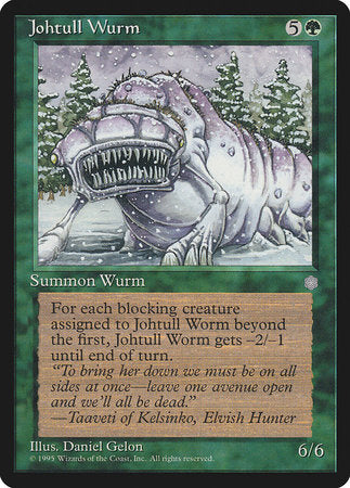 Johtull Wurm [Ice Age] | GnG Games