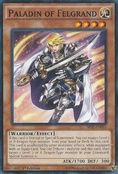 Paladin of Felgrand [SR02-EN003] Common | GnG Games