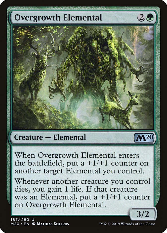 Overgrowth Elemental [Core Set 2020] | GnG Games