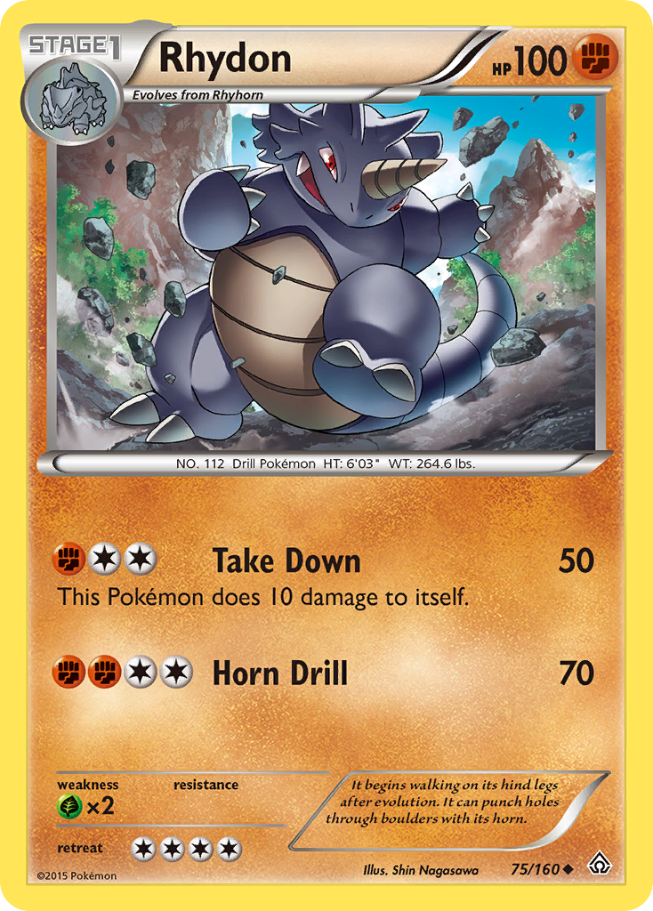 Rhydon (75/160) [XY: Primal Clash] | GnG Games