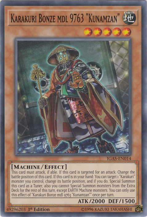 Karakuri Bonze mdl 9763 "Kunamzan" [IGAS-EN014] Common | GnG Games