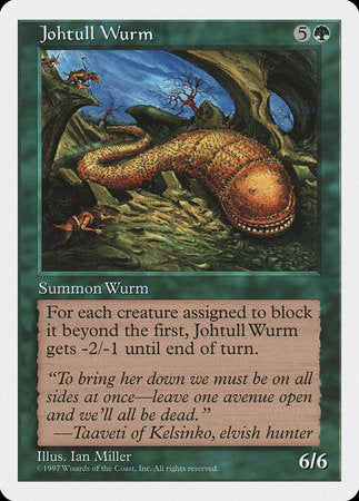 Johtull Wurm [Fifth Edition] | GnG Games