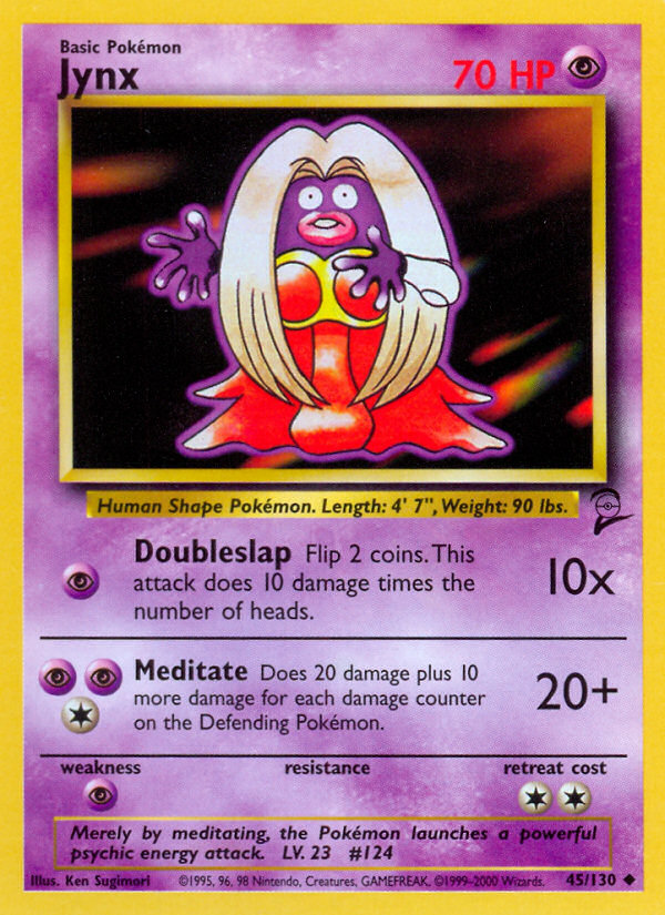 Jynx (45/130) [Base Set 2] | GnG Games