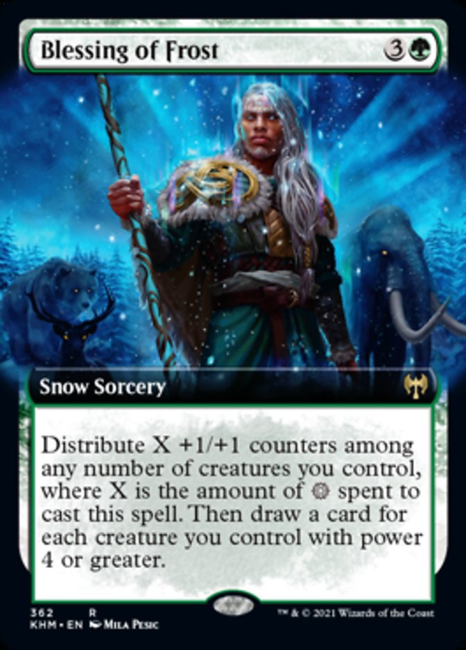 Blessing of Frost (Extended Art) [Kaldheim] | GnG Games