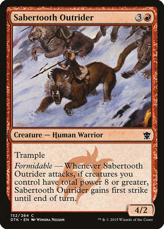 Sabertooth Outrider [Dragons of Tarkir] | GnG Games