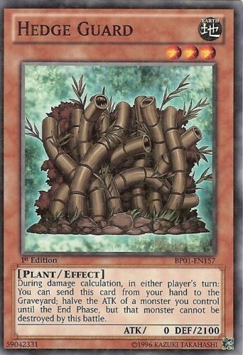 Hedge Guard [BP01-EN157] Starfoil Rare | GnG Games