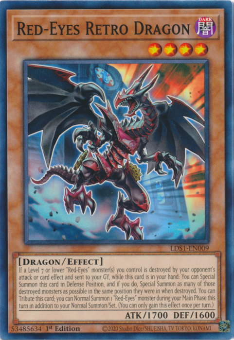 Red-Eyes Retro Dragon [LDS1-EN009] Common | GnG Games