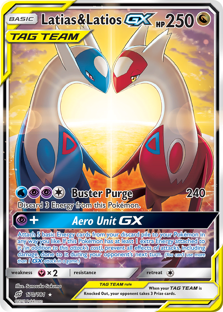 Latias & Latios GX (170/181) [Sun & Moon: Team Up] | GnG Games