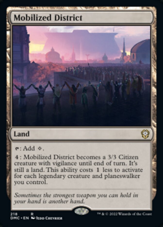 Mobilized District [Dominaria United Commander] | GnG Games
