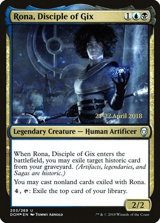 Rona, Disciple of Gix [Dominaria Promos] | GnG Games