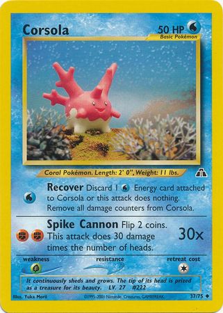 Corsola (37/75) [Neo Discovery Unlimited] | GnG Games