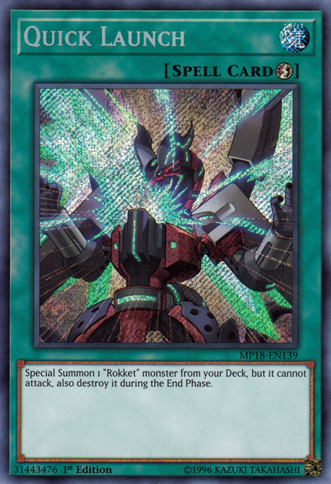 Quick Launch [MP18-EN139] Secret Rare | GnG Games