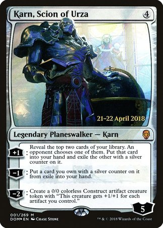 Karn, Scion of Urza [Dominaria Promos] | GnG Games