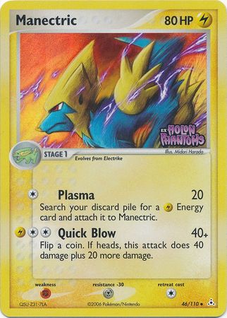 Manectric (46/110) (Stamped) [EX: Holon Phantoms] | GnG Games