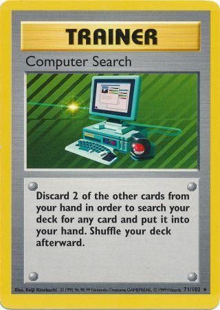 Computer Search (71/102) [Base Set Shadowless Unlimited] | GnG Games