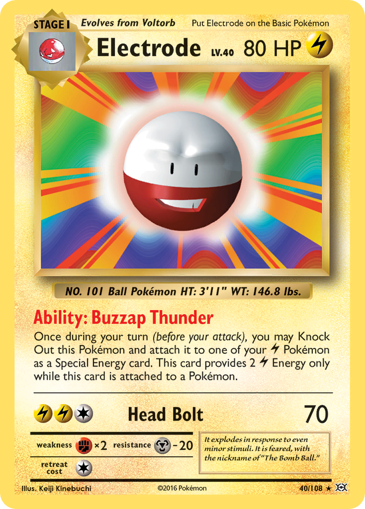 Electrode (40/108) [XY: Evolutions] | GnG Games