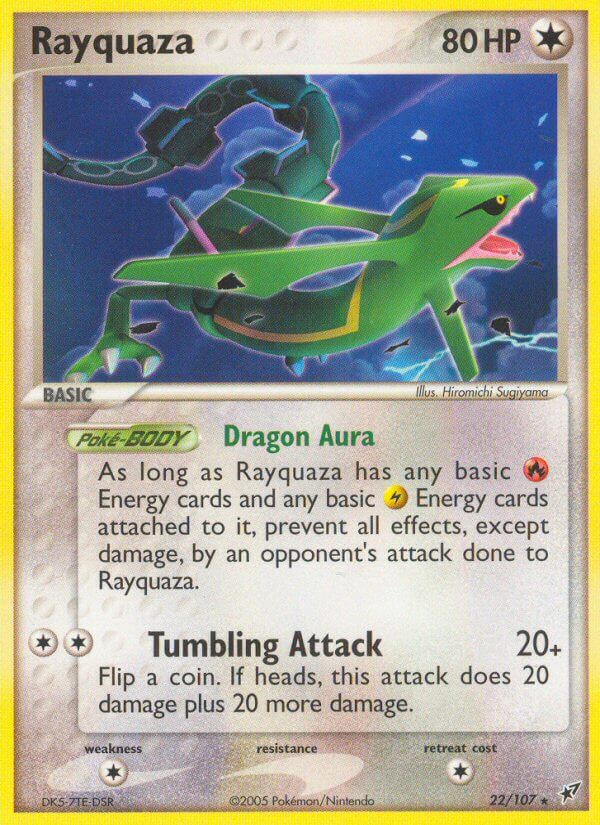 Rayquaza (22/107) (Theme Deck Exclusive) [EX: Deoxys] | GnG Games