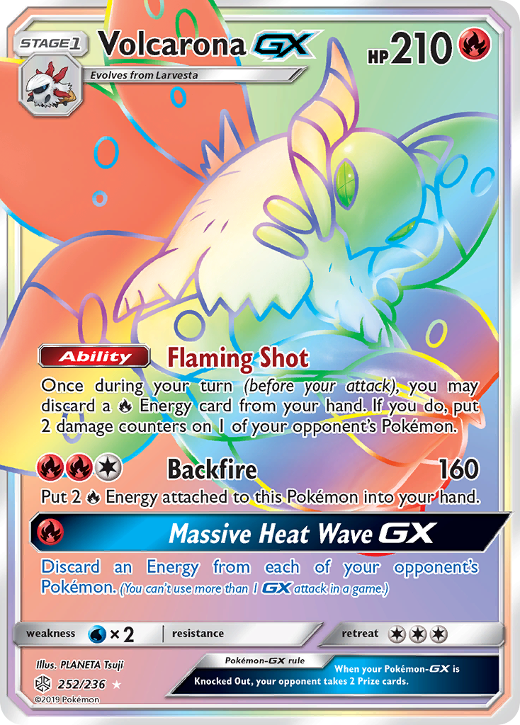 Volcarona GX (252/236) [Sun & Moon: Cosmic Eclipse] | GnG Games