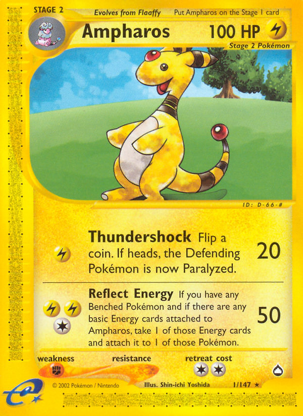 Ampharos (1/147) [Aquapolis] | GnG Games