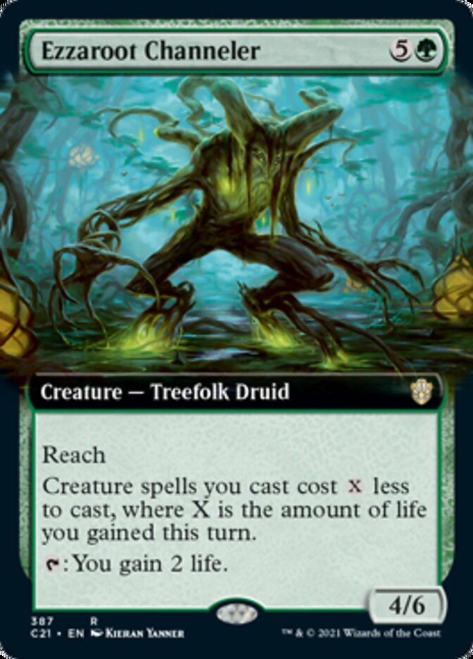 Ezzaroot Channeler (Extended) [Commander 2021] | GnG Games