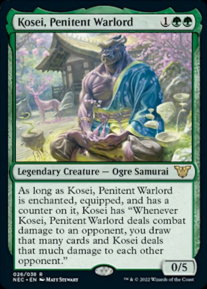 Kosei, Penitent Warlord [Kamigawa: Neon Dynasty Commander] | GnG Games