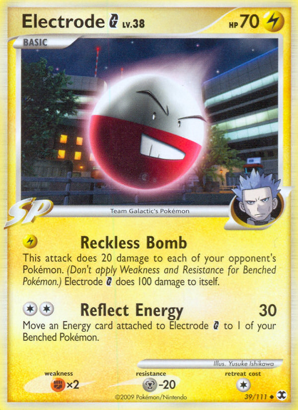 Electrode G (39/111) [Platinum: Rising Rivals] | GnG Games