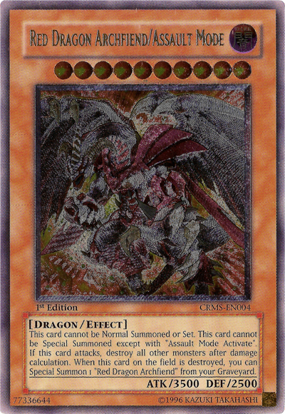 Red Dragon Archfiend/Assault Mode (UTR) [CRMS-EN004] Ultimate Rare | GnG Games