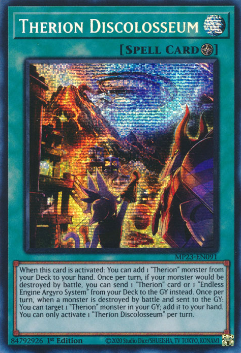 Therion Discolosseum [MP23-EN091] Prismatic Secret Rare | GnG Games