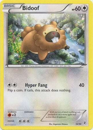 Bidoof (12/30) [XY: Trainer Kit 1 - Bisharp] | GnG Games