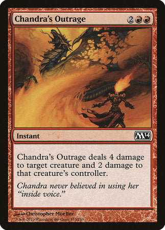 Chandra's Outrage [Magic 2014] | GnG Games