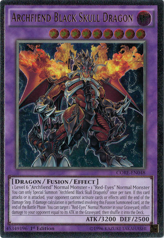 Archfiend Black Skull Dragon (UTR) [CORE-EN048] Ultimate Rare | GnG Games