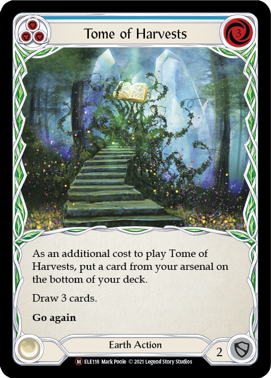 Tome of Harvests [U-ELE118] Unlimited Rainbow Foil | GnG Games